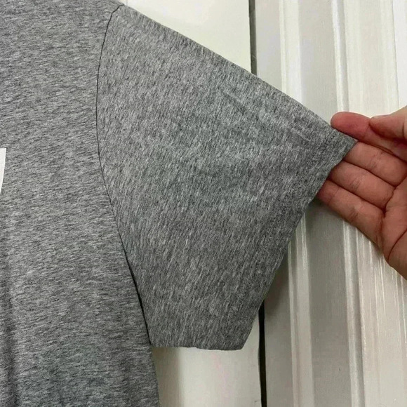 Ban.do Shirt Gray "Professional Professional" Office Top Blouse L - Picture 2 of 7